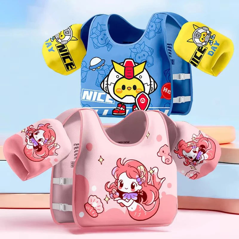 Kids’ Beginner Swim Vest with Arm Floats