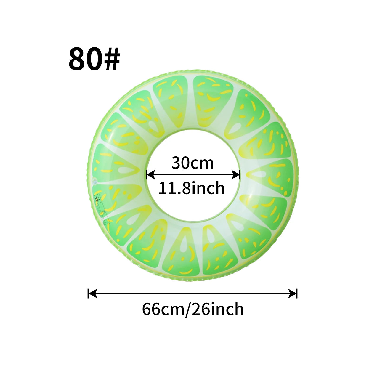 Tropical Fruit Inflatable Pool Ring