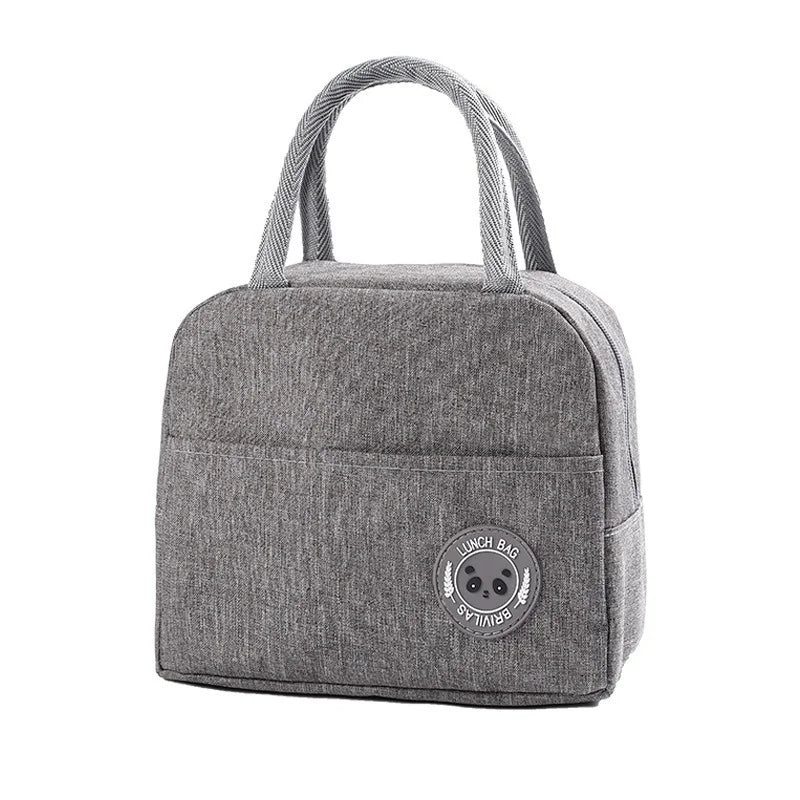 Patterned Insulated Lunch Bag – Portable School & Picnic Cooler Bag