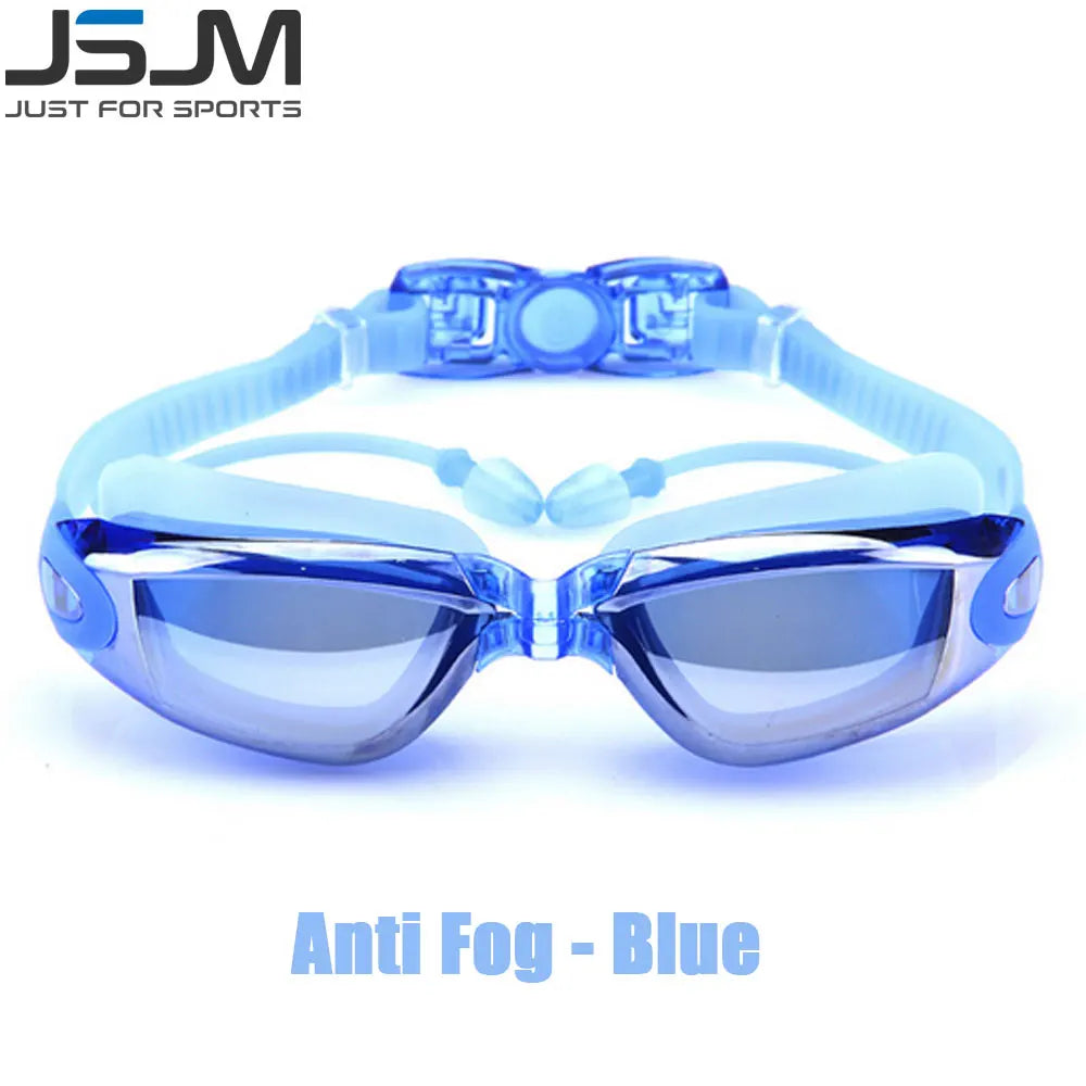 Adult Anti-Fog Swimming Goggles – Adjustable Comfort Fit