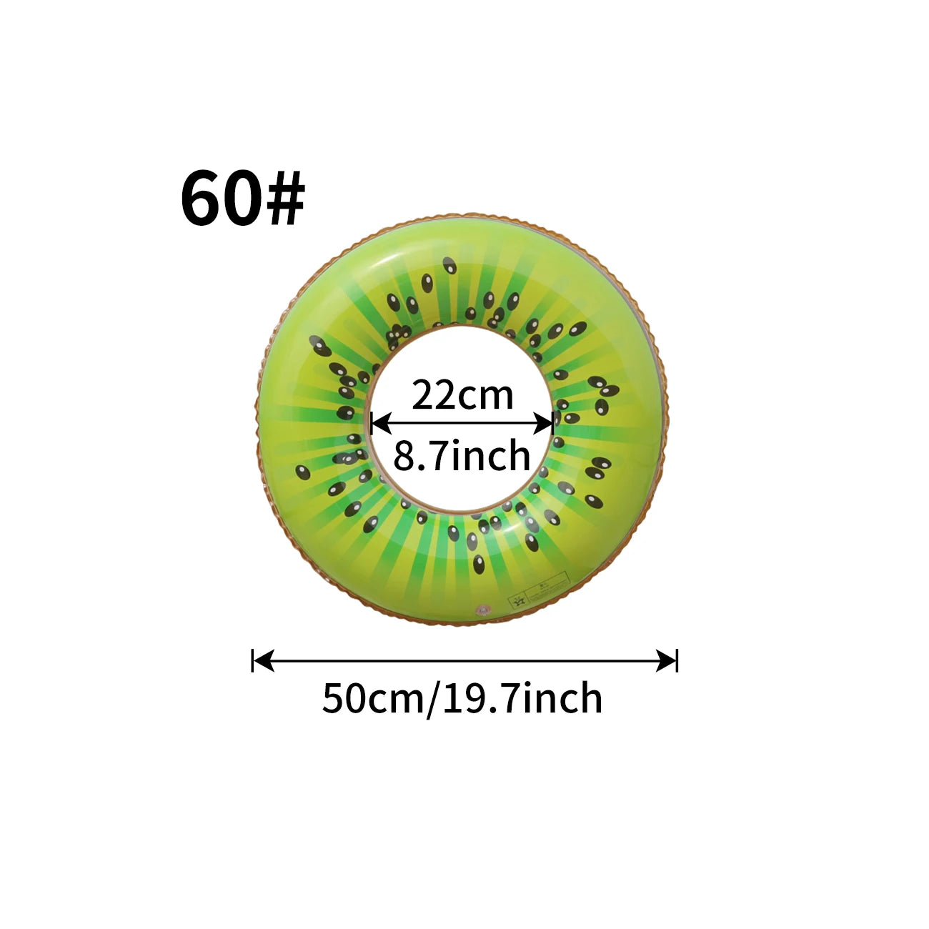 Tropical Fruit Inflatable Pool Ring