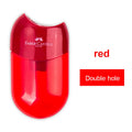 Double-Hole Pencil Sharpener with Shavings Container