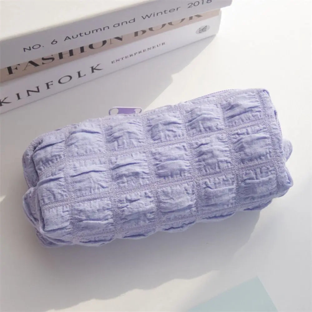 Puff-Style Large Capacity Pencil Case – Soft School Stationery Pouch