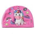 Kids Cartoon Swimming Cap – Soft Stretch Swim Hat