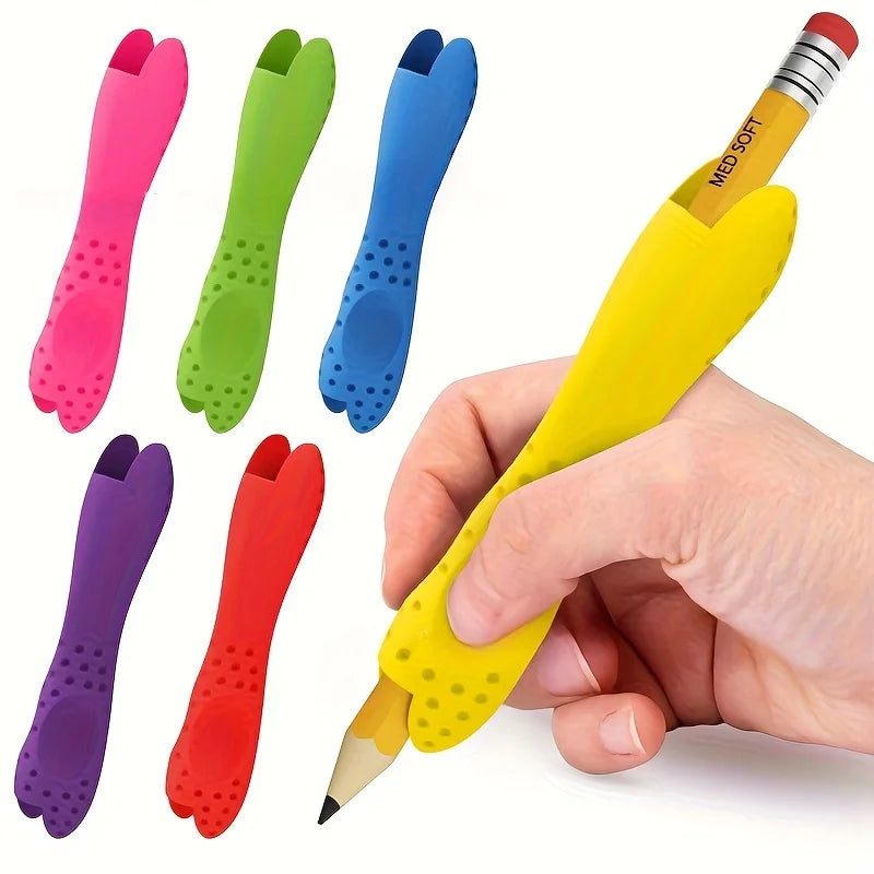 Ergonomic Silicone Pencil Grip – Writing Support for Kids & Beginners