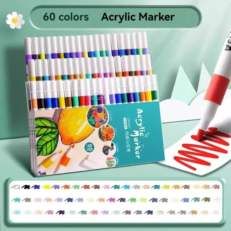 Acrylic Paint Marker Set – Multi-Surface Art & Craft Pens
