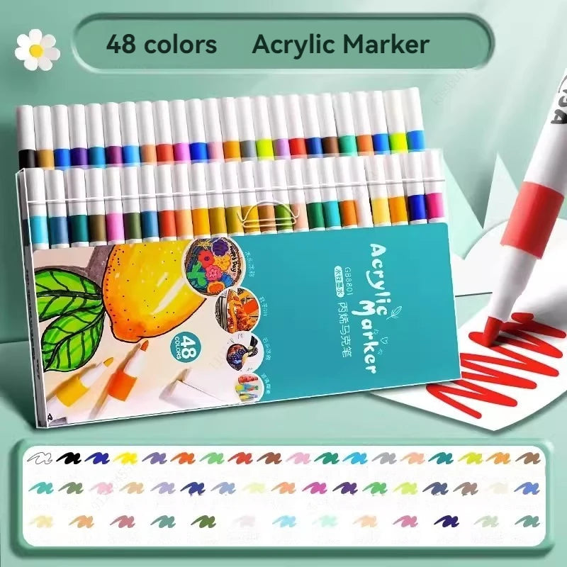 Acrylic Paint Marker Set – Multi-Surface Art & Craft Pens