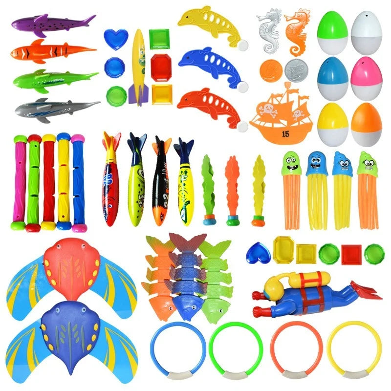 Kids Underwater Diving Toy Set – Pool Games