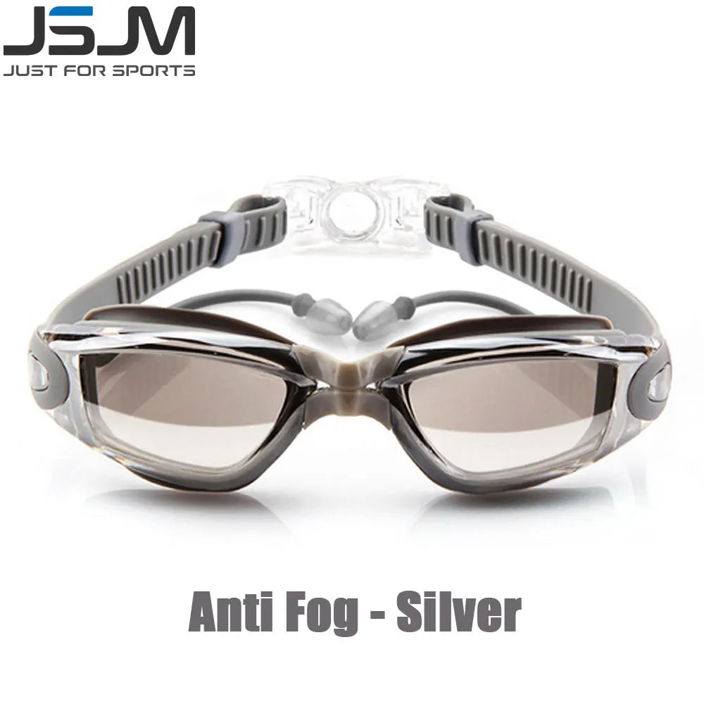 Adult Anti-Fog Swimming Goggles – Adjustable Comfort Fit