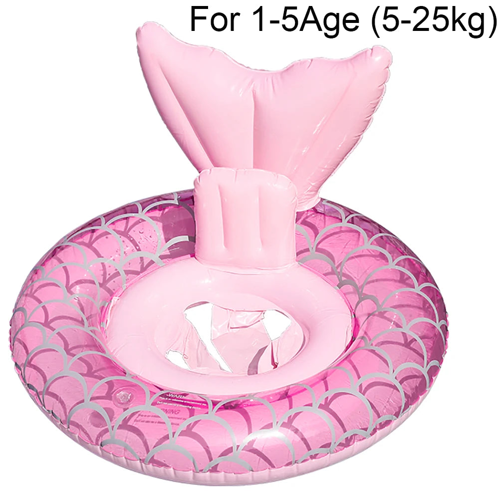 Mermaid Tail Inflatable Pool Ring
