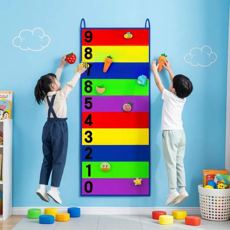Sensory Jump & Reach Wall Mat – Kids Movement Activity Game