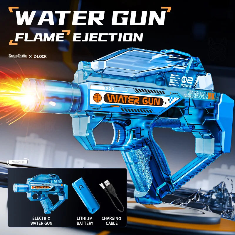 Rechargeable Electric Water Blaster – Automatic Summer Water Toy