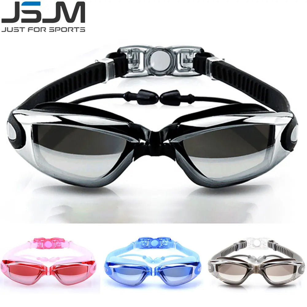 Adult Anti-Fog Swimming Goggles – Adjustable Comfort Fit