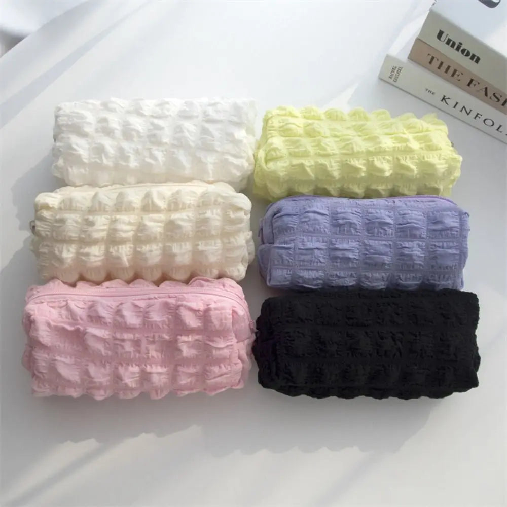 Puff-Style Large Capacity Pencil Case – Soft School Stationery Pouch