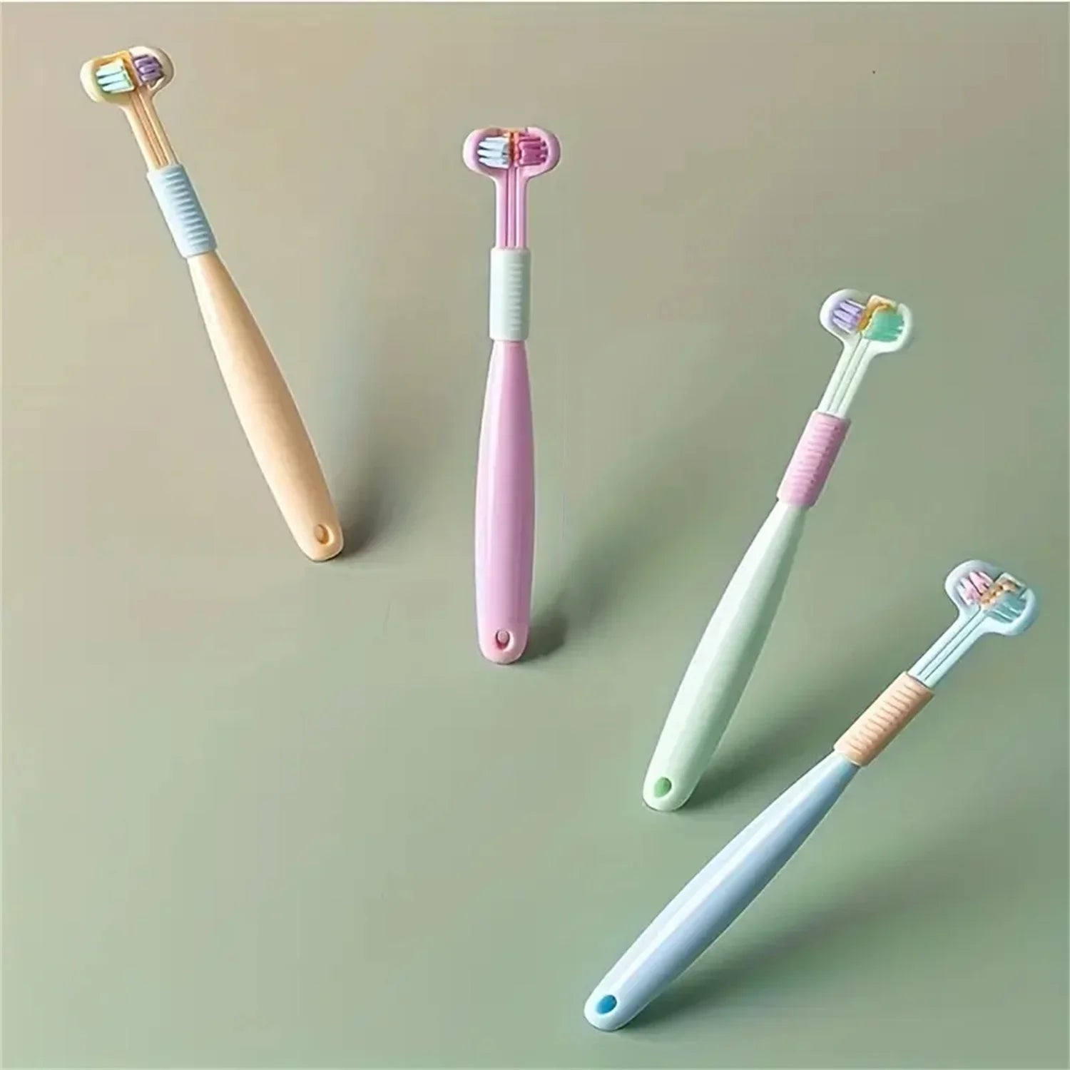 3-Sided Gentle Toothbrush – Soft Bristles for Easy Everyday Brushing