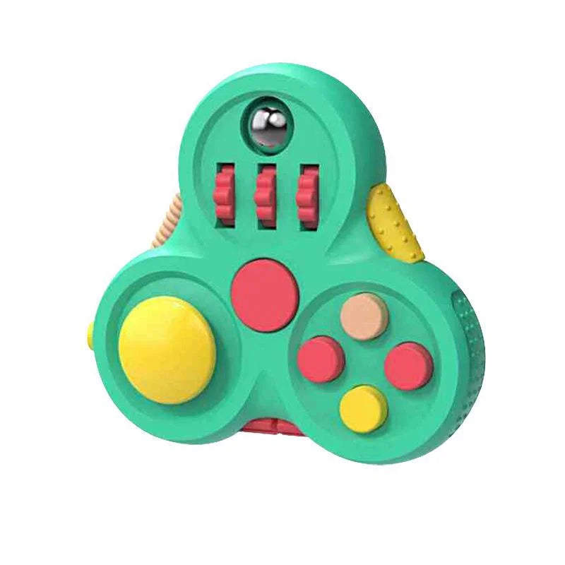 Multi-Activity Sensory Fidget Spinner – Buttons, Gears & Joystick