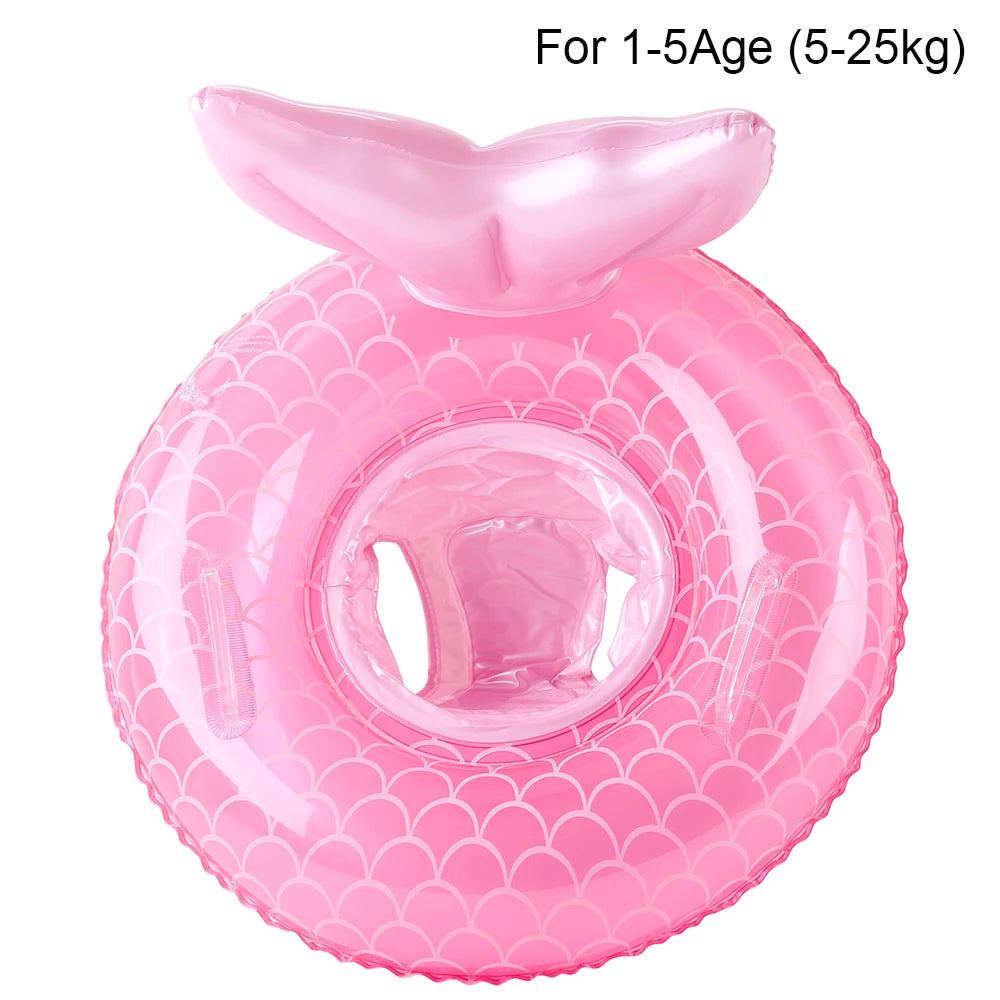 Mermaid Tail Inflatable Pool Ring