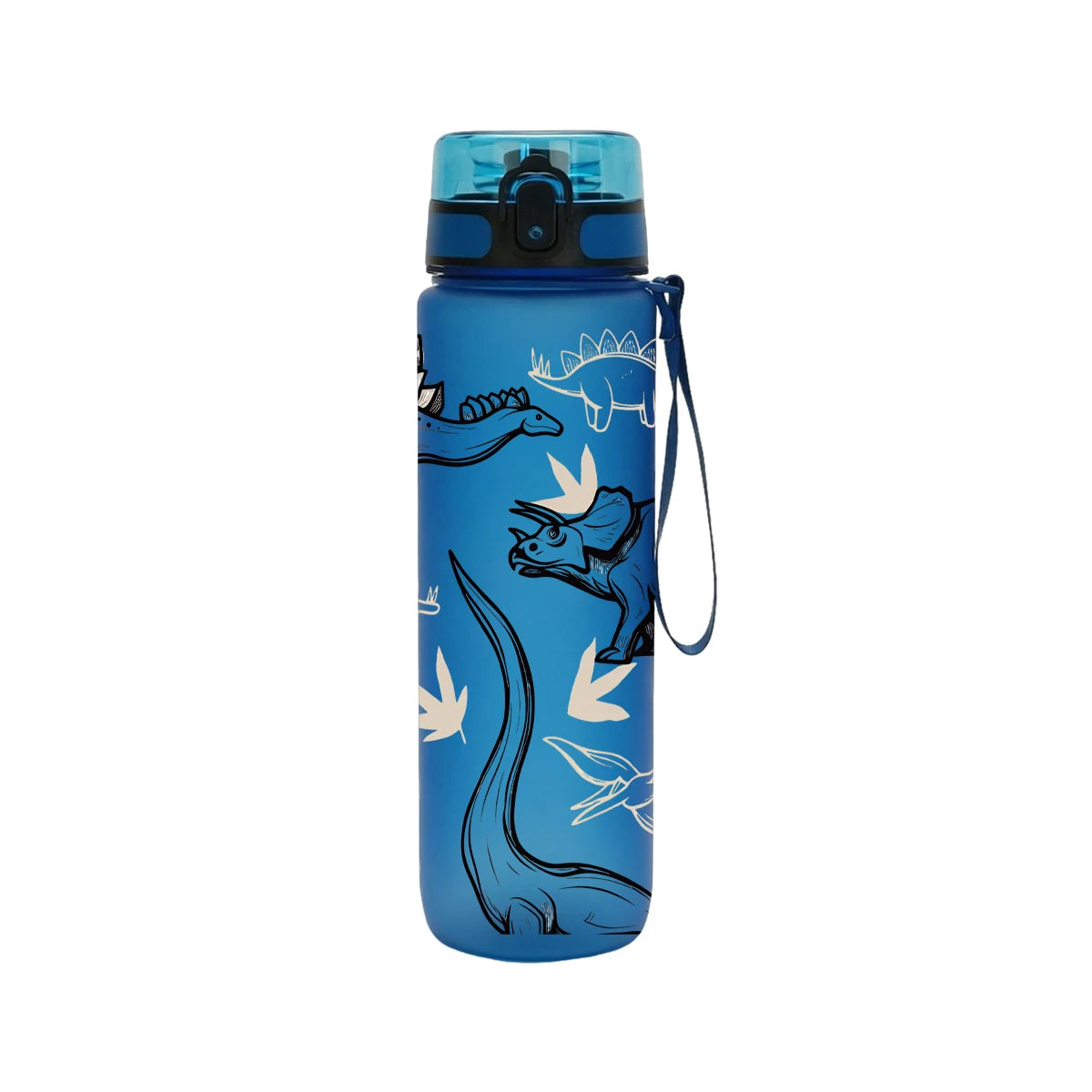 750ml Dinosaur Kids Water Bottle – Flip-Top School & Sports Bottle