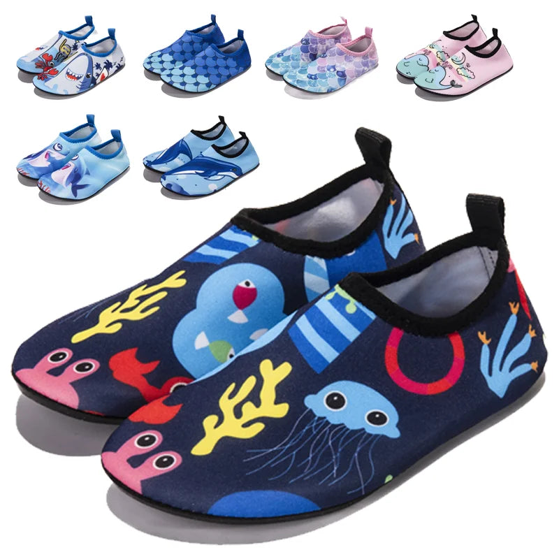 Kids Quick-Dry Aqua Shoes – Beach, Pool & Water Shoes