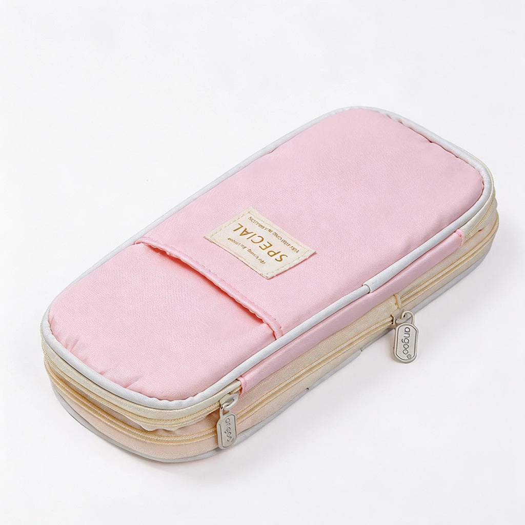 Double-Layer Large Capacity Pencil Case – Multi-Compartment School Organiser
