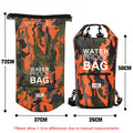 Waterproof Dry Bag Backpack with Wet/Dry Separation – 15L / 20L / 30L