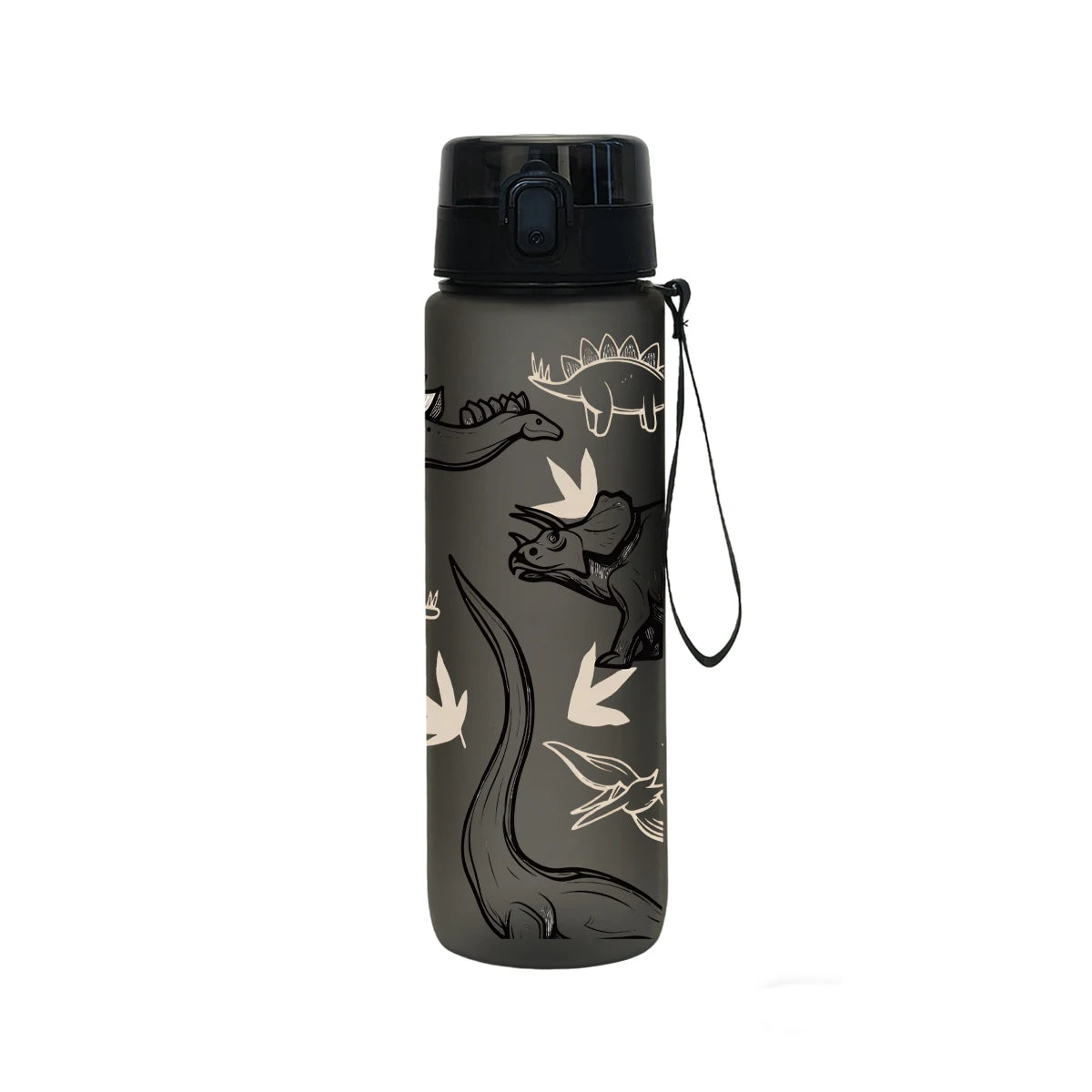 750ml Dinosaur Kids Water Bottle – Flip-Top School & Sports Bottle