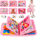 7-in-1 Portable Sensory Busy Board – Montessori-Inspired Learning & Fine Motor Activity Book