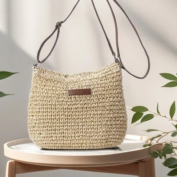 Woven Beach Crossbody Bag