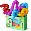 Mini Pop Tubes – 4-Pack Stretch & Pop Sensory Fidget Toys