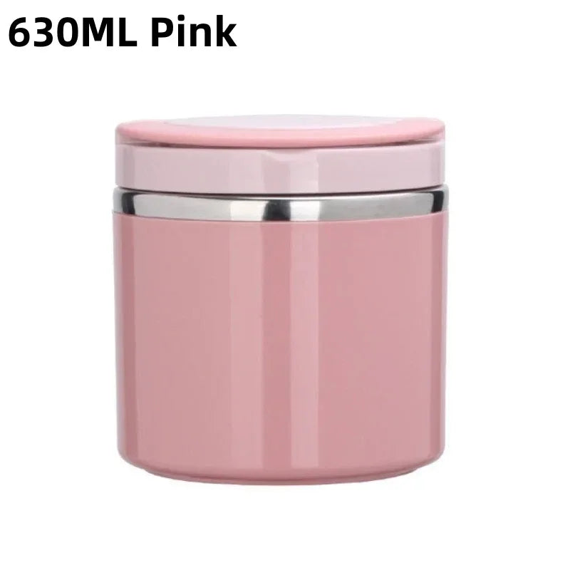 Insulated Stainless Steel Food Jar – 630ml / 1000ml School Lunch Container