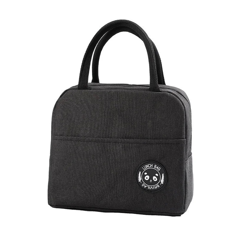 Patterned Insulated Lunch Bag – Portable School & Picnic Cooler Bag