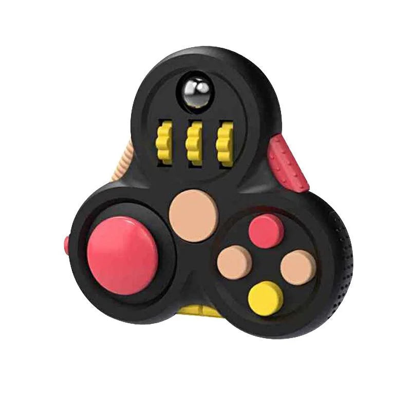 Multi-Activity Sensory Fidget Spinner – Buttons, Gears & Joystick