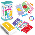58-Piece Early Learning Flash Cards – Letters, Numbers, Colours & Shapes