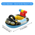 Inflatable Police Car Pool Float with Steering Wheel