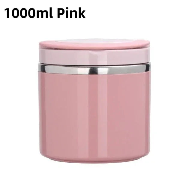 Insulated Stainless Steel Food Jar – 630ml / 1000ml School Lunch Container