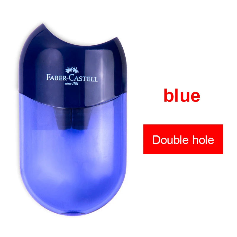 Double-Hole Pencil Sharpener with Shavings Container