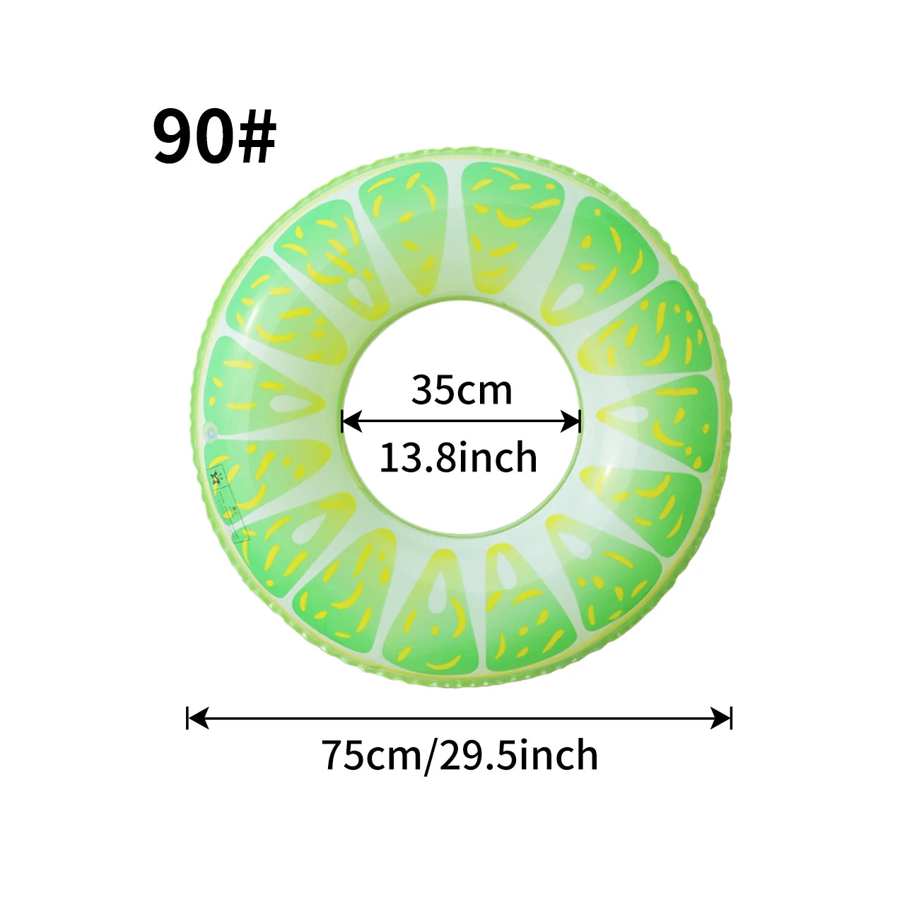 Tropical Fruit Inflatable Pool Ring