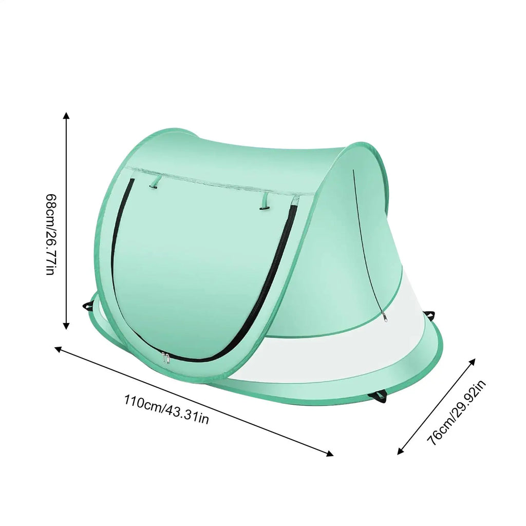 Baby Pop-Up Beach Tent with Mesh Mosquito Net & Sun Shade
