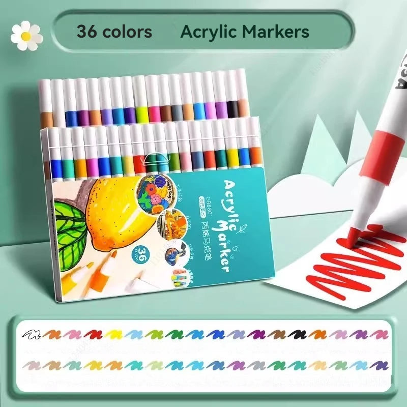 Acrylic Paint Marker Set – Multi-Surface Art & Craft Pens