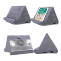 Soft Pillow Tablet & Phone Holder – Hands-Free Stand with Storage Pocket