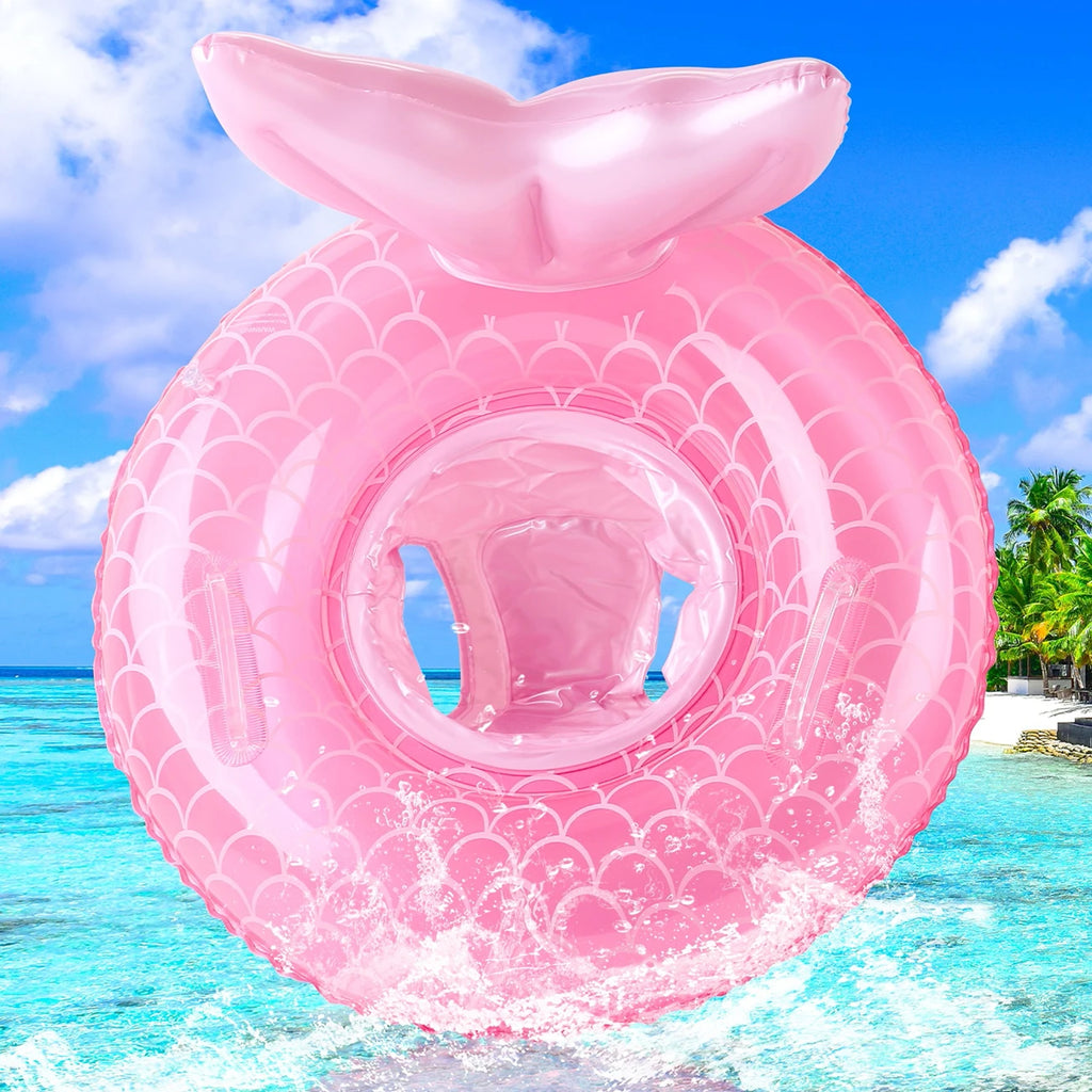 Mermaid Tail Inflatable Pool Ring