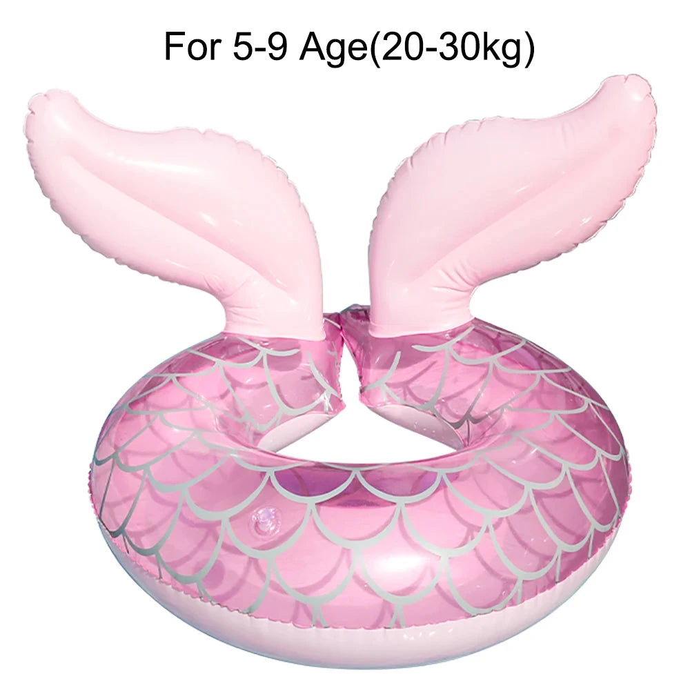 Mermaid Tail Inflatable Pool Ring