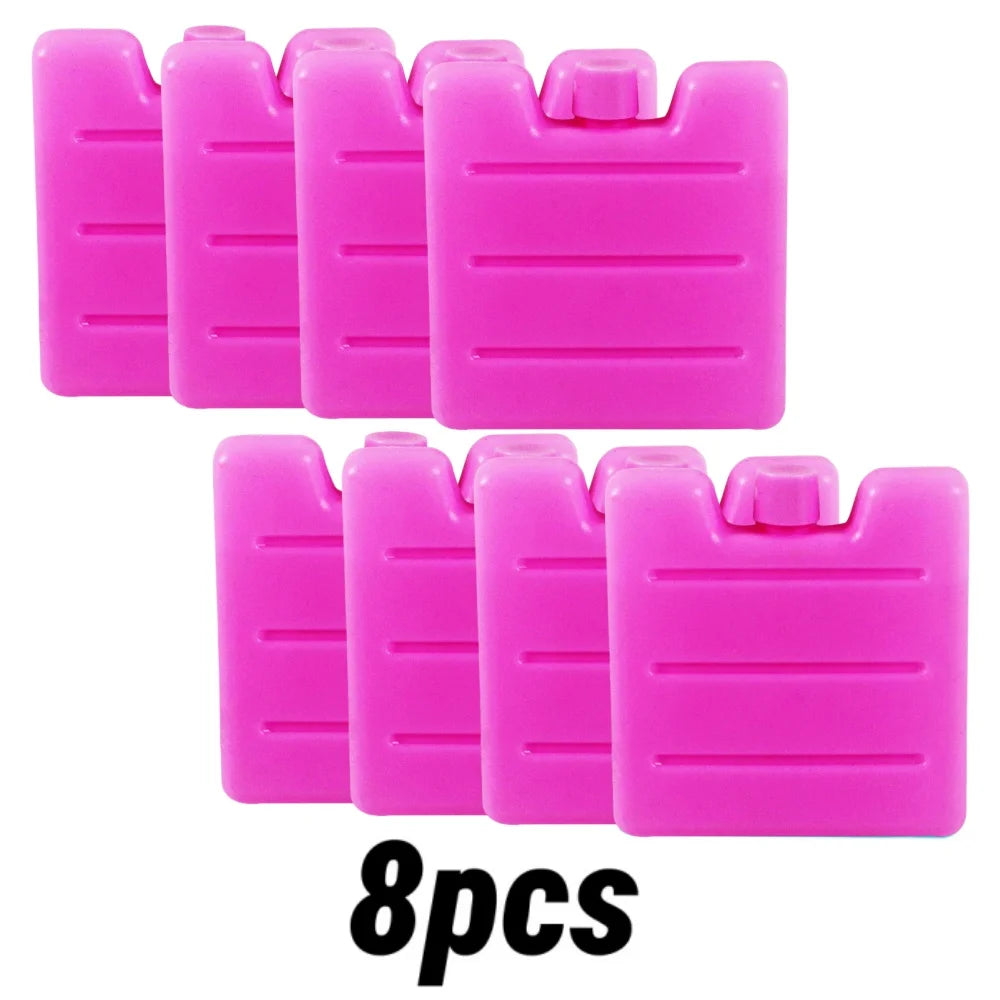 Reusable Lunch Box Ice Packs – Slim Freezer Cooling Blocks