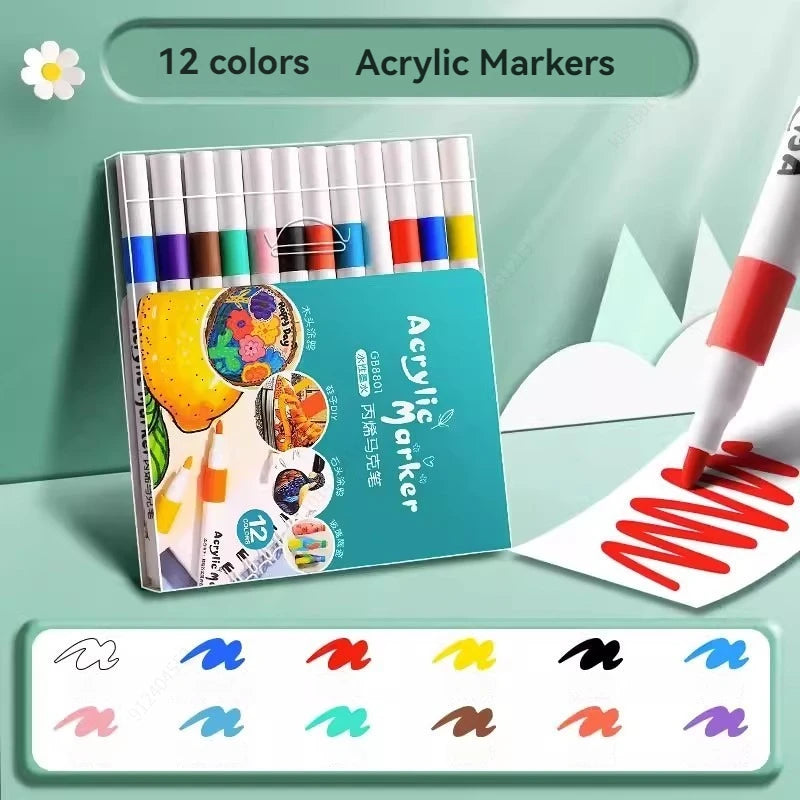 Acrylic Paint Marker Set – Multi-Surface Art & Craft Pens