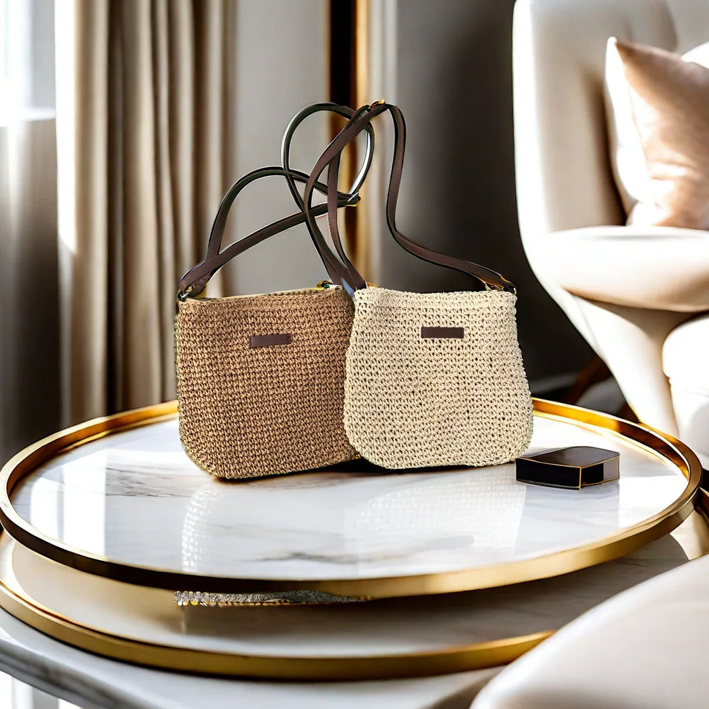 Woven Beach Crossbody Bag